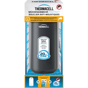 Thermacell Protect Mückenabwehr Graphit, geruchlos und ohne Wirkstoff, für den Außenbereich.