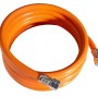 Campingaz Mitteldruckschlauch, 3 m lang, orange, mit beidseitigem Linksgewinde für Propan/Butan.