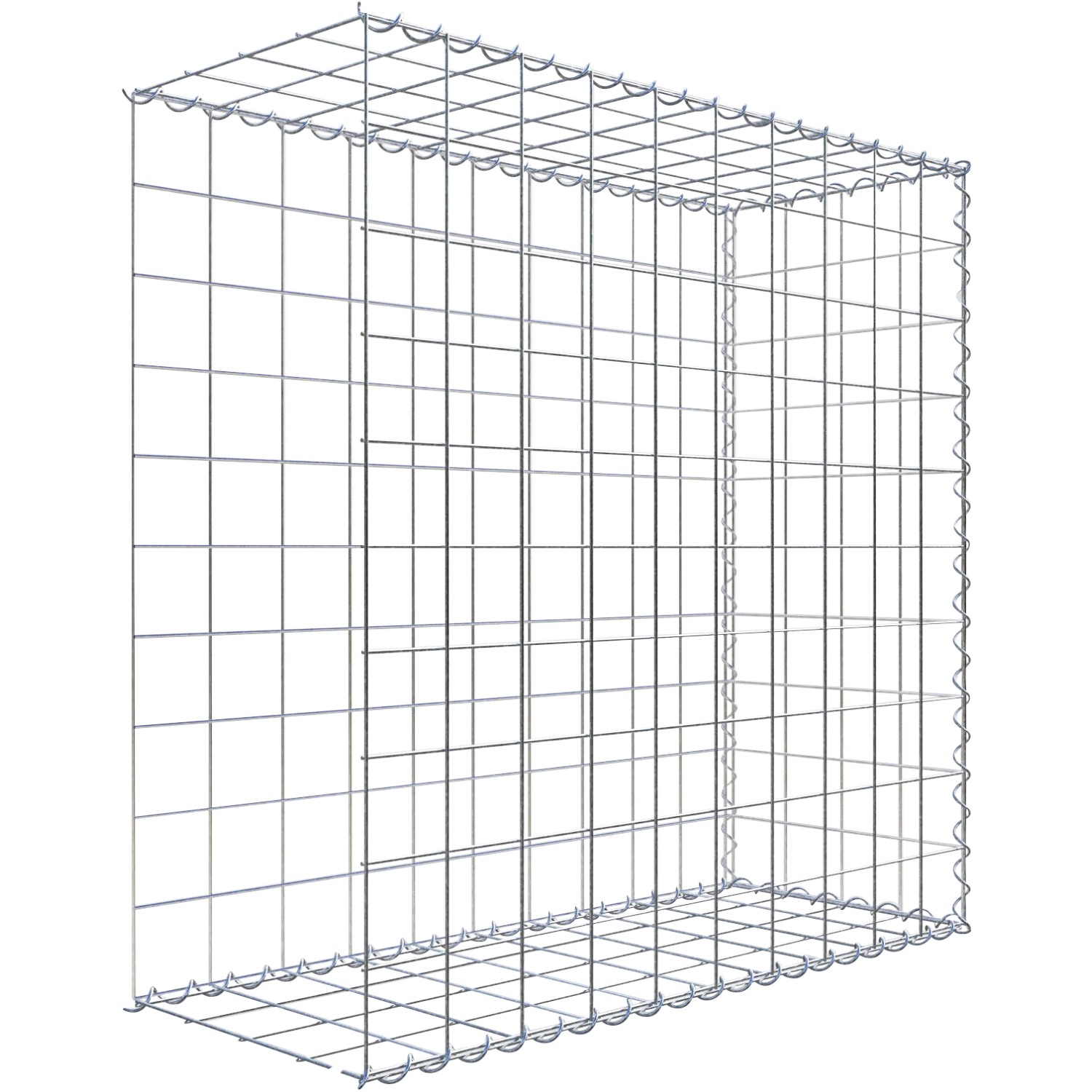 Thumbnail - Gabiona Gabione-Anbaukorb Typ 2 100 x 100 x 40 cm Maschenw 10 x 10 cm