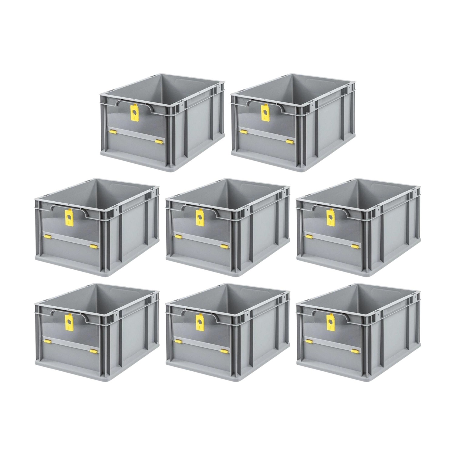 PROREGAL SuperSparSet 8x Eurobox NextGen Insight Cover HxBxT 22 x 30 x 40 2 günstig online kaufen