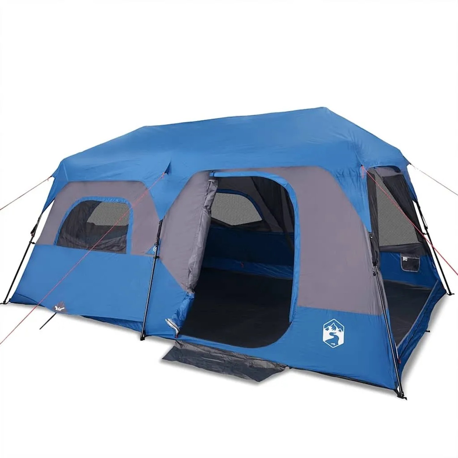 Furnicato Familienzelt Campingzelt Kabine Blau 441 X 288 X 217 Cm