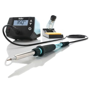 Weller WE 1010 digitale Lötstation mit Lötkolben, Station und Ablage. Antistatisch und präzise.