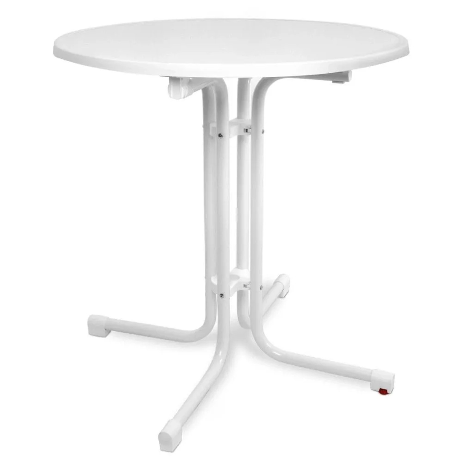 Beautissu Bistroni Bistrotisch Ø70xH70cm Weiß