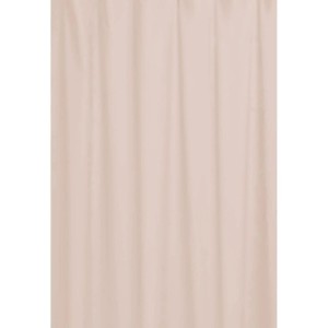 Euroshowers Duschvorhang Neutral Rosa Polyester mit 12 Ringen