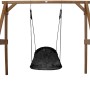Axi Nestschaukel Roxy Braun mit Holzgestell für Garten & Spielplatz.