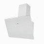 Weiße Respekta Schräghaube Lora, 60 cm, Energieeffizienz A++, mit Glasschirm und Touch Control.