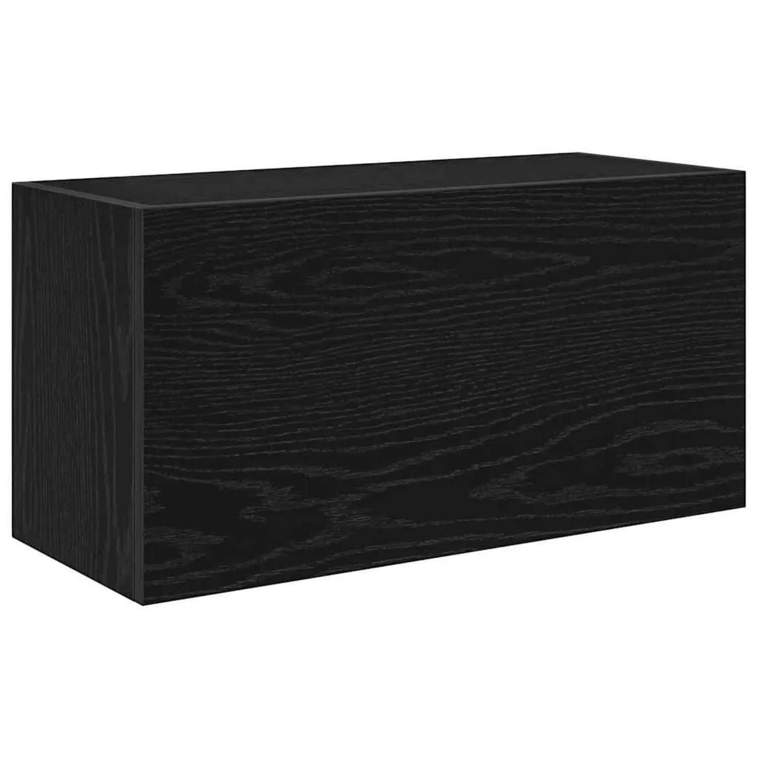 vidaXL Bad-Wandschrank Schwarz 60x25x30 cm Holzwerkstoff 860059