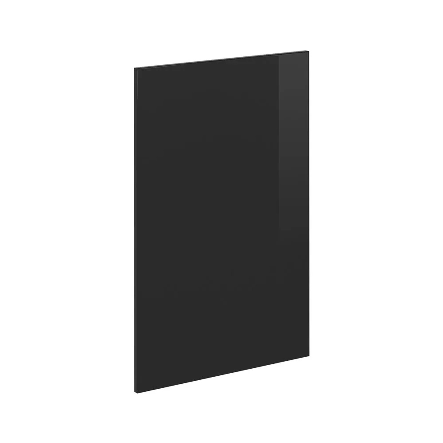 Vicco Küchenfront R-Line Schwarz Hochglanz 40 x 71 Möbelfront für den Eckunterschrank Art Nr 40922