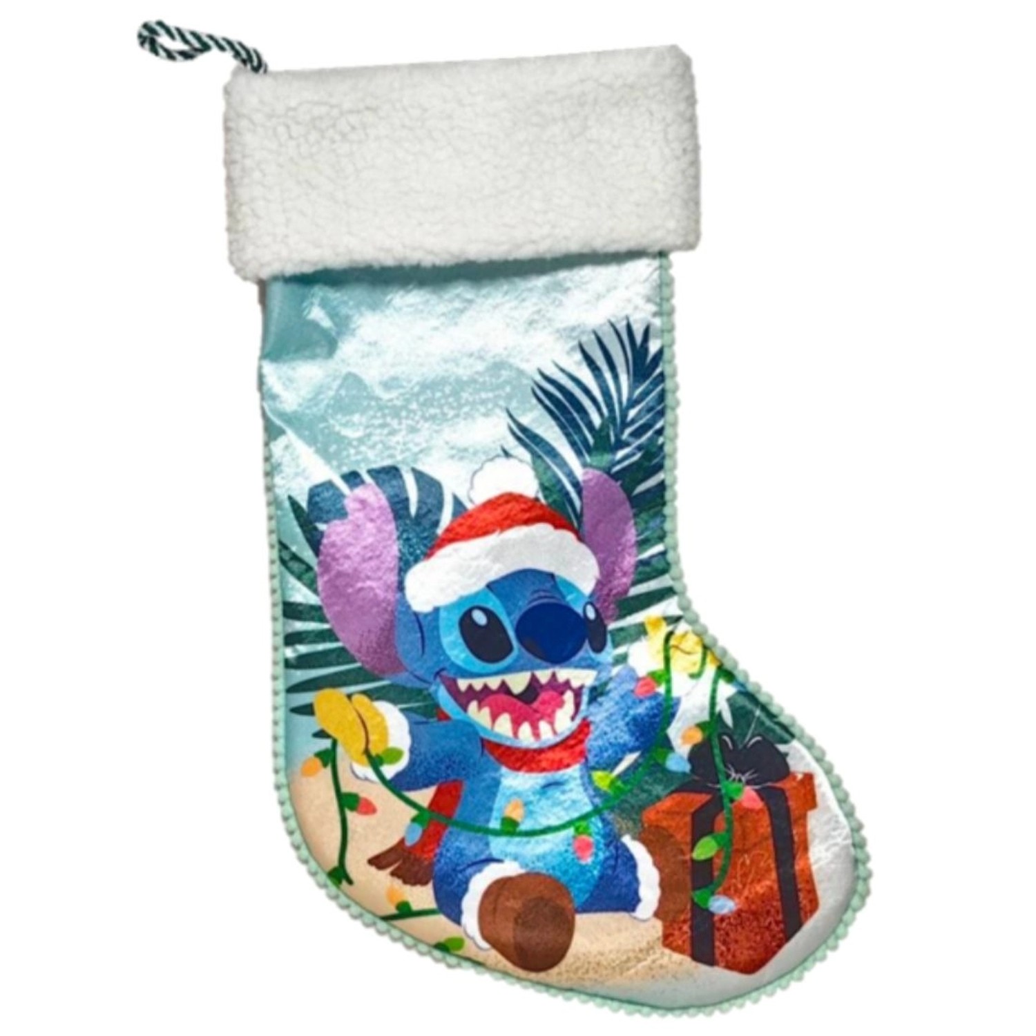 Disney Weihnachtsstrumpf Stitch 45 cm Mehrfarbig
