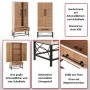 MCW Hochschrank N30 Massiv-Holz MDF 167x72x41cm_2