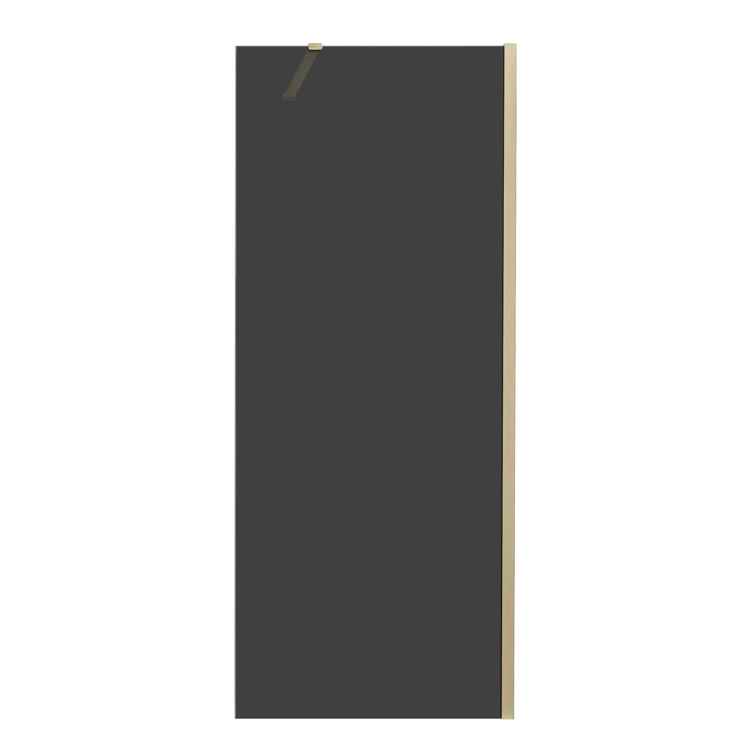 AICA Goldrahmen Walk In Duschtrennwand B.120cm x H.200cm Duschwand mit Glas günstig online kaufen