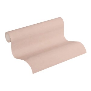 Rolle PROFHOME Vliestapete, Uni, matt rosa. Dekorative Tapete für Wohnräume.