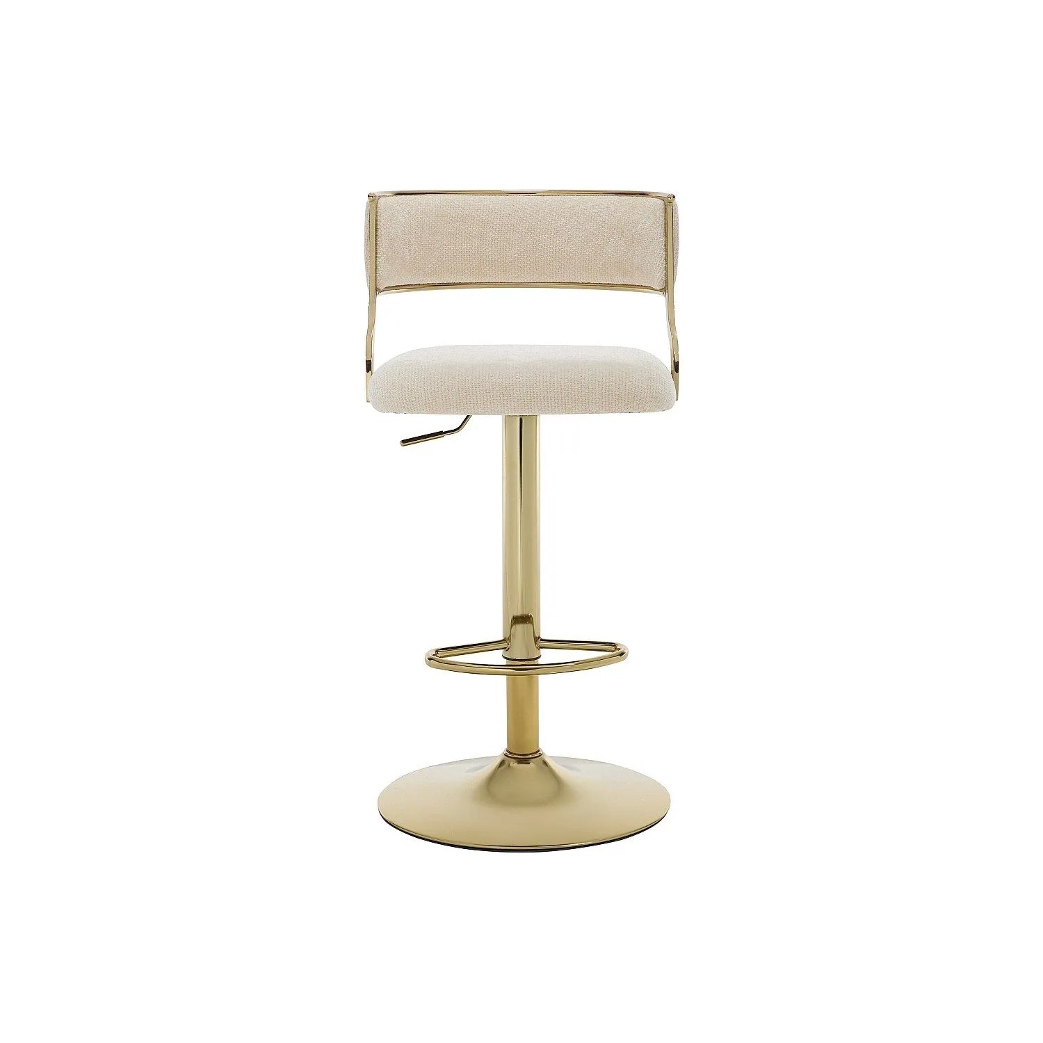 Vente-unique Barhocker Mayema Cremefarben 46 cm