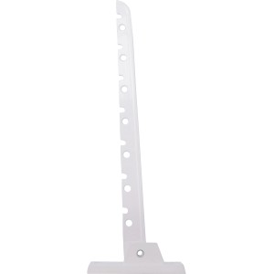 Weißer Siro Klapphaken Kleiderlüfter aus Metall, 330mm lang, für Garderoben.