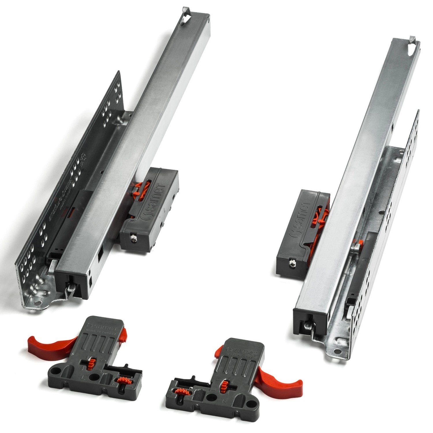 SOTECH Unterflurführung 40 Kg 500 mm UV4-40-K2D-L500-PP Push-Open SmartSlide