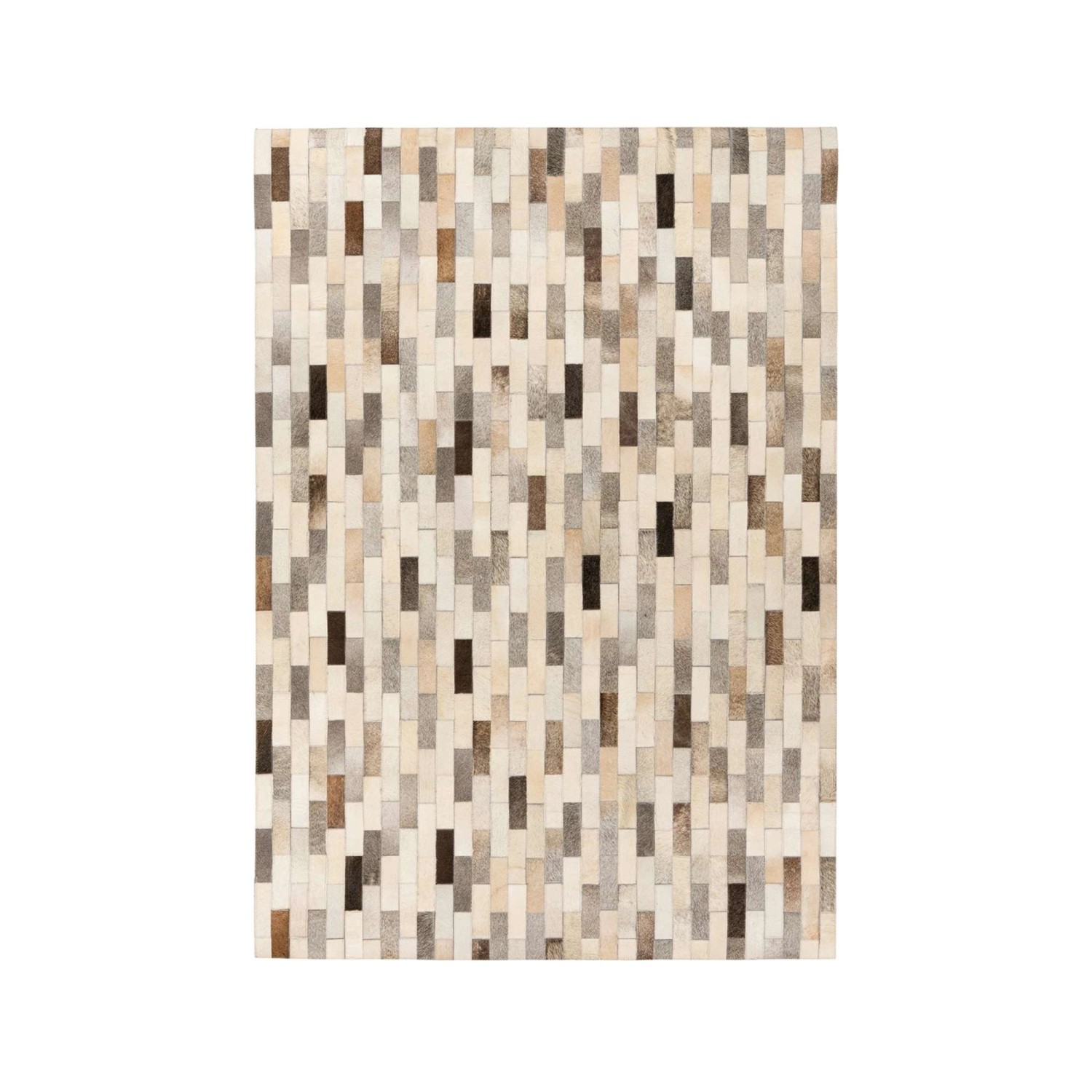 MeGusta Flachflor Teppich Modern Grau Leder 160x230 cm Mercedes günstig online kaufen