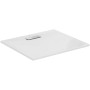 Rechteckige, flache, weiße Ideal Standard Duschwanne Ultra Flat New, 90x80 cm.