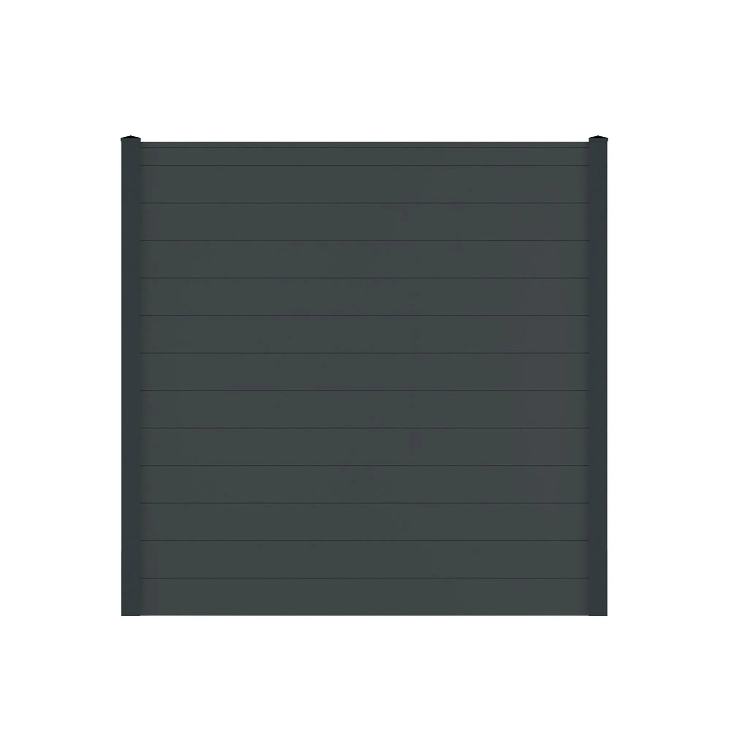 Vidual Sichtschutzzaun Snap 140 zum Aufdübeln 1,8 m x 30,14 m Anthrazit