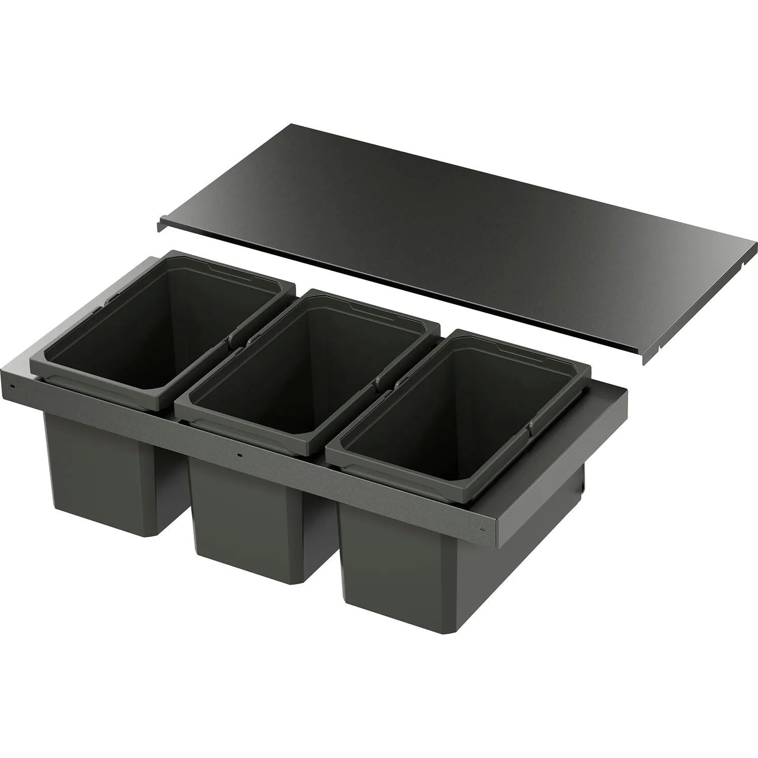 Vauth-Sagel Abfalltrennsystem Envi Flex Xs-256 Korpusbreite 900 mm 3x16, Lava
