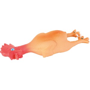 Jollypaw Latex Huhn, 23 cm, Kauspielzeug für Hunde mit Sound.