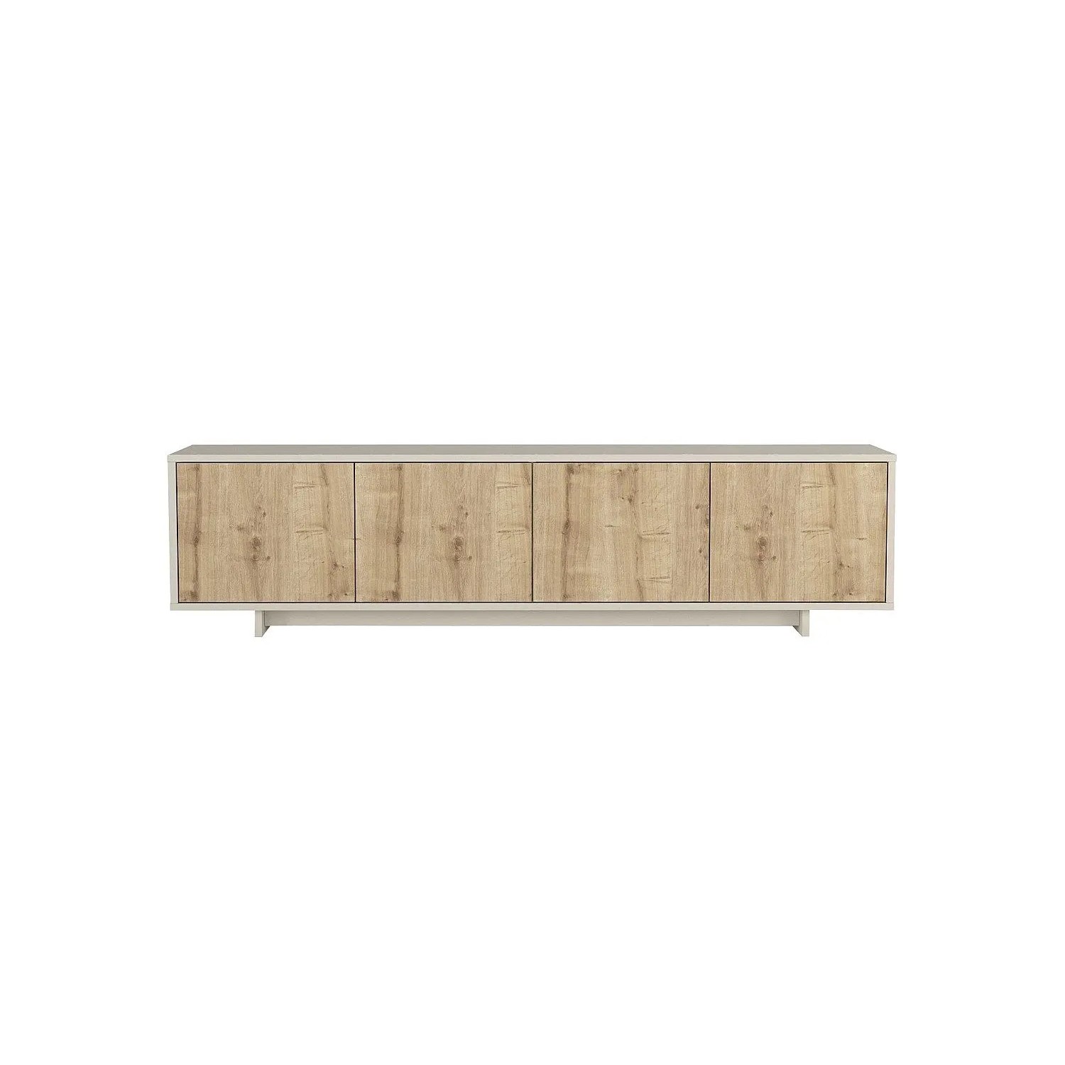 Vente-unique Tv-Board Zefyna Beige  Naturfarben Hell 180 cm