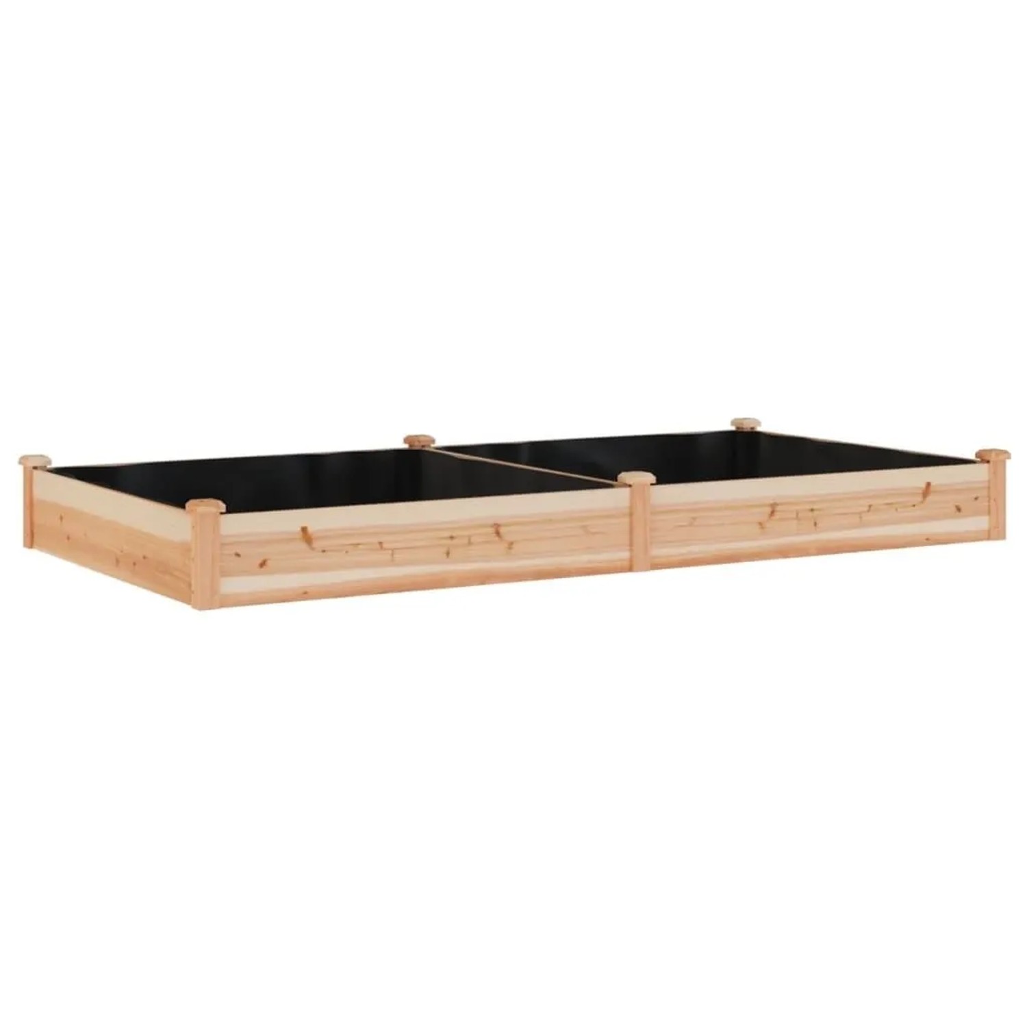 vidaXL Hochbeet mit Einsatz 240x120x25 cm Massivholz Tanne 364301