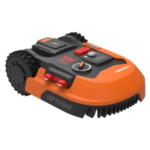 Worx Landroid M700 Plus Mähroboter, orange-schwarz, für Rasenflächen bis 700 m².