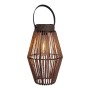Näve LED-Solarleuchte Korbinian in Natur Dunkel, Ø 18 cm, Höhe 30 cm. Dekorative Solar-Deko für Garten und Terrasse.