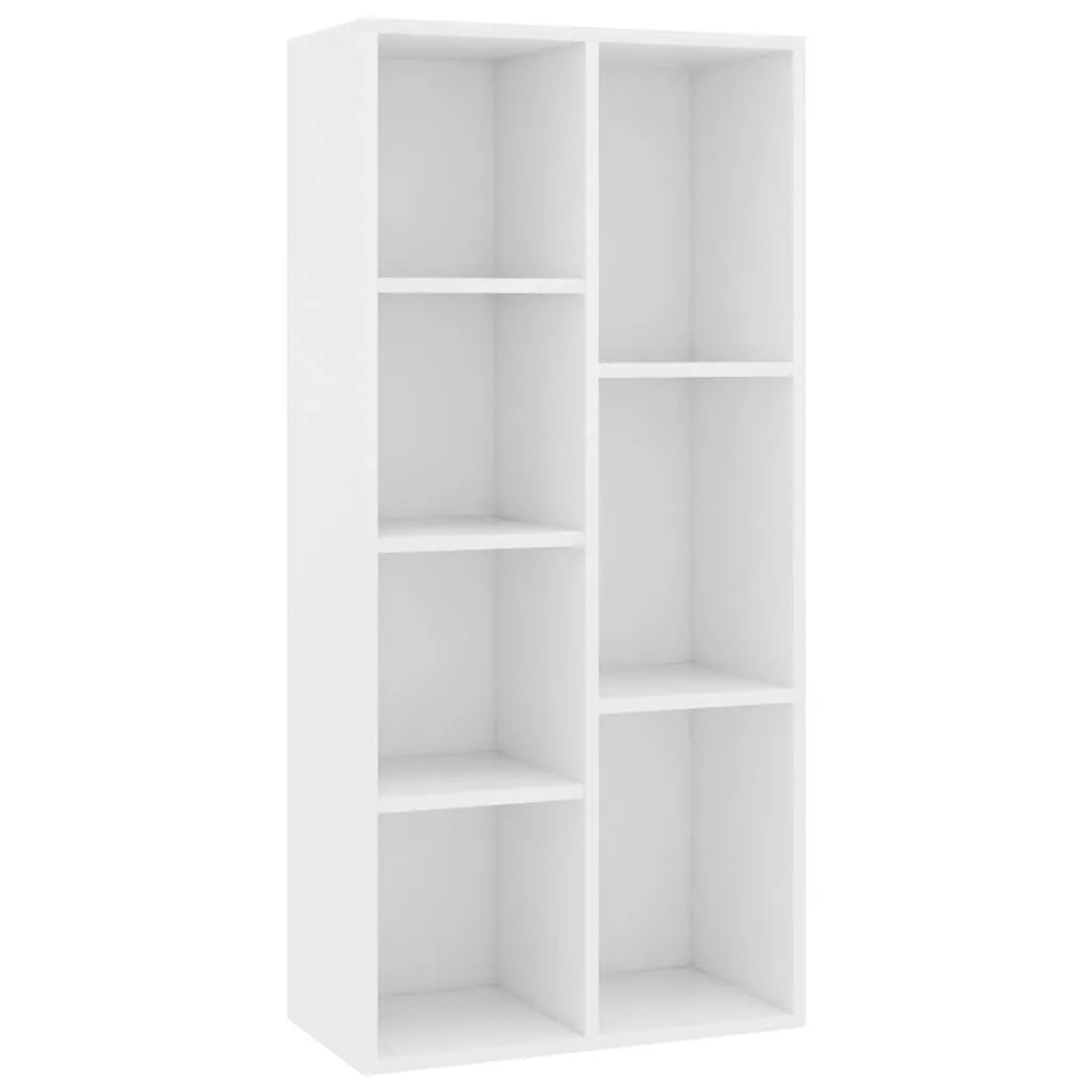 vidaXL Bücherregal Weiß 50x25x106 cm Holzwerkstoff 801107 günstig online kaufen