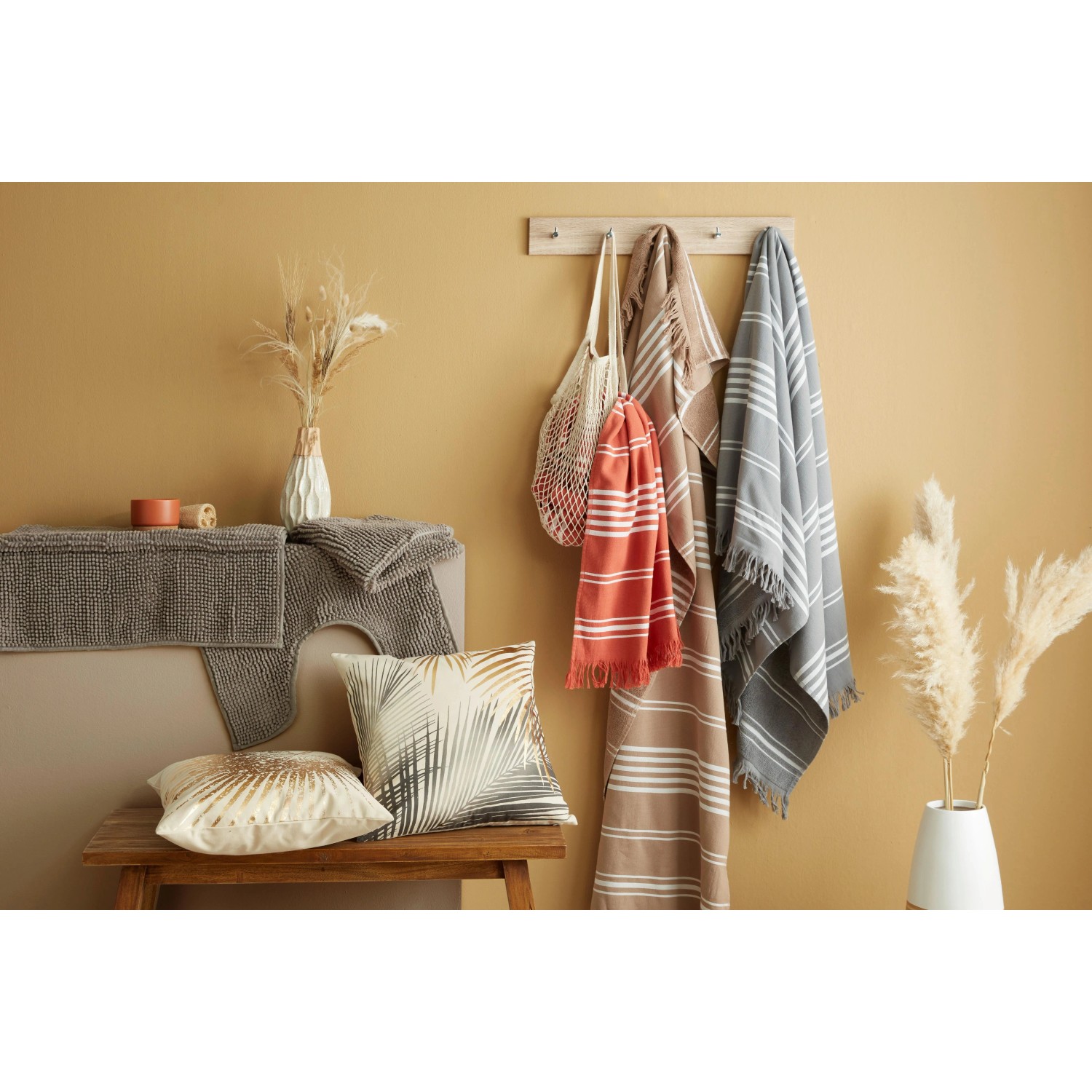 Modern Living Badematte Nelly in Taupe ca. 60x90cm_2