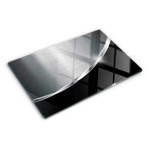 Tulup Herdabdeckplatte 80x52 cm Schneidebrett Glas Schutzplatte Küchenutensilien Spritzschutz Abdeckung Textur