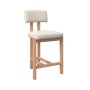 Bessagi Home Barhocker Jonna Creme Boucl&eacute Gepolstert_7