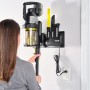 Ryobi Akku-Staubsauger mit Wandhalterung und Zubehör. Kabelloser Bodenstaubsauger aus dem One+ System.