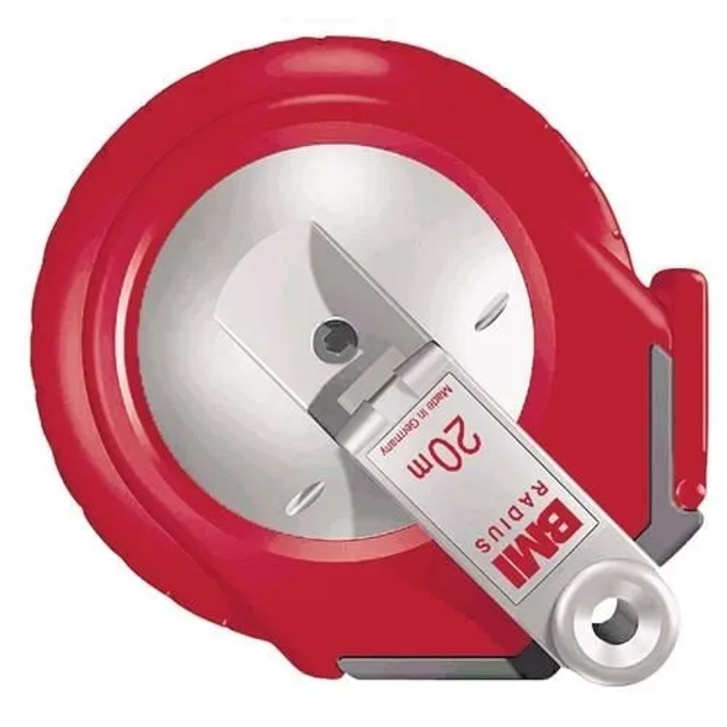BMI Rahmenserie Stahlbandmaß  Weißlackiert  13Mm 30M Kapsel Radius 501224030AF
