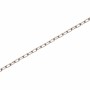 Bleifarbene Uhrkette, 1,6 mm stark, als Meterware für Deko-Zwecke.