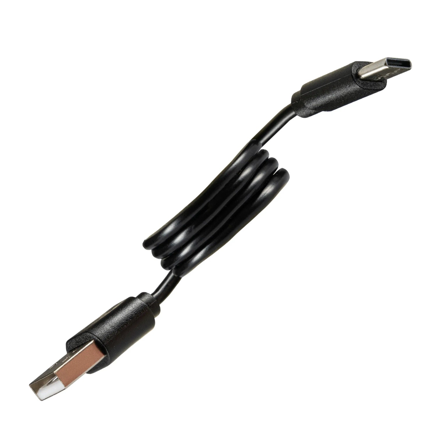 Schwarzes USB-Ladekabel für LED's Work Akku-Taschenlampe.