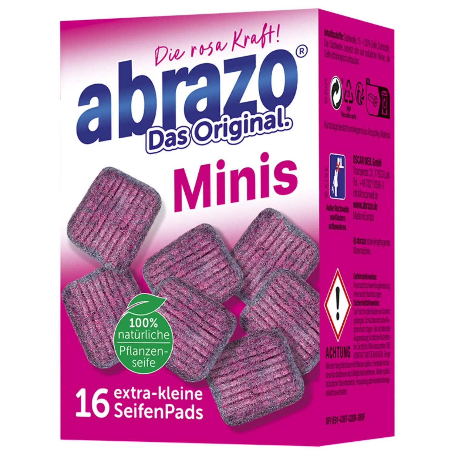 abrazo Topfreiniger Mini's 1 x 16 Stück Extra-Klein