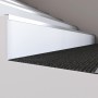 Treppen mit Messing Treppenwinkelprofil 25x20mm, 1000mm Länge. Zubehör für Laminat & Parkett.