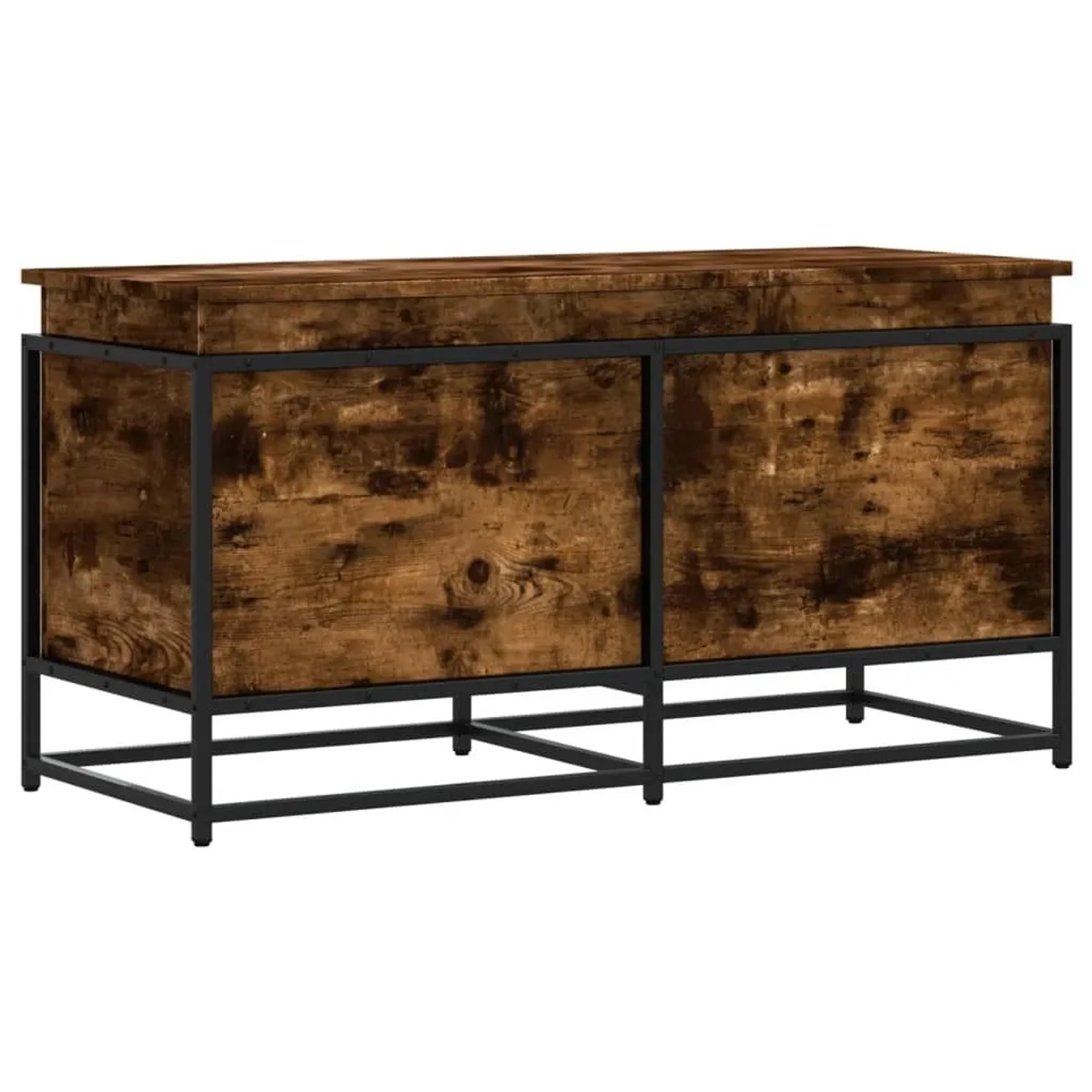 vidaXL Aufbewahrungsbox mit Deckel Räuchereiche 100x40x51,5 cm 848806
