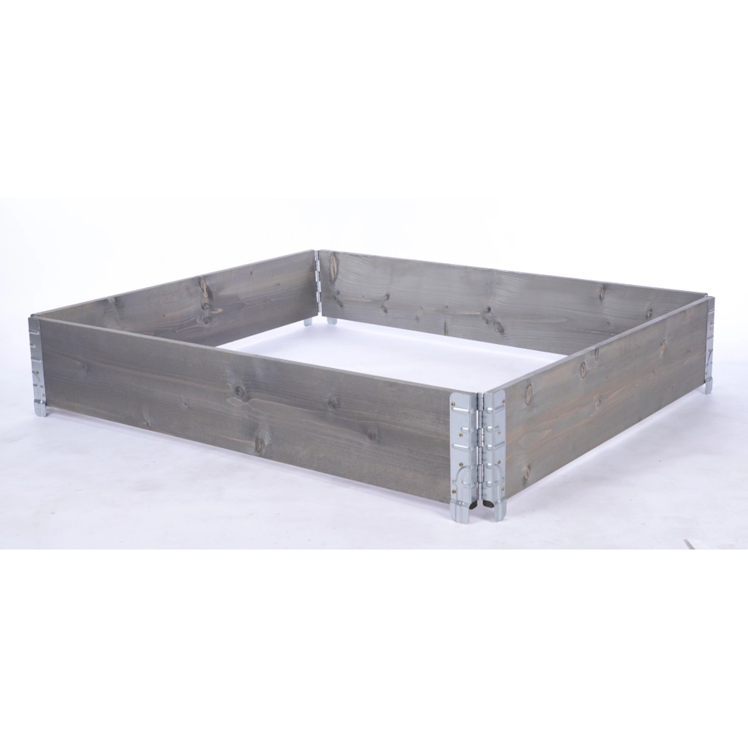 PROREGAL Hochbeetkisten GrowBox HxBxT 20x120x100cm 1 Ebene Holz Grau günstig online kaufen