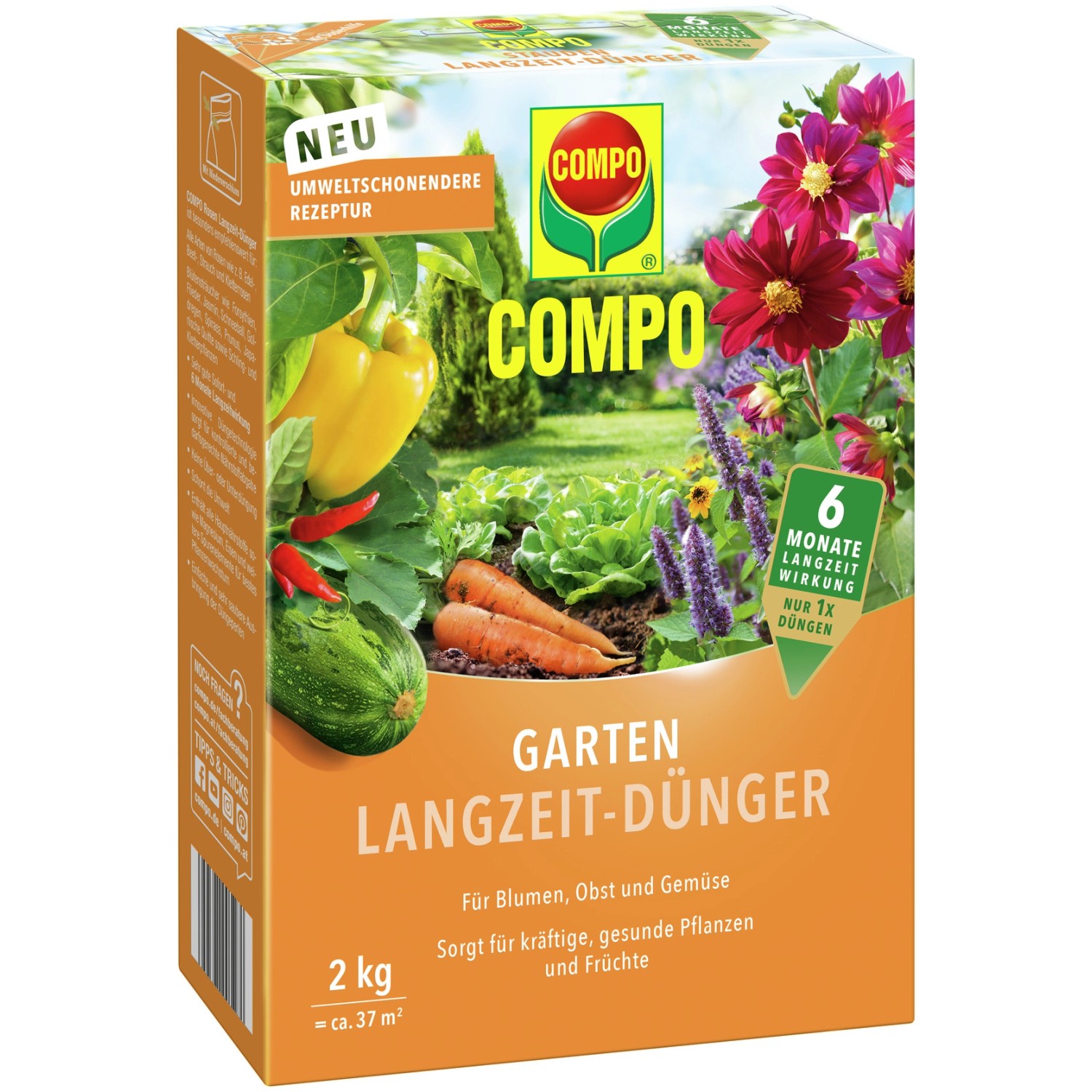 Compo Garten Langzeit-Dünger 2 kg günstig online kaufen