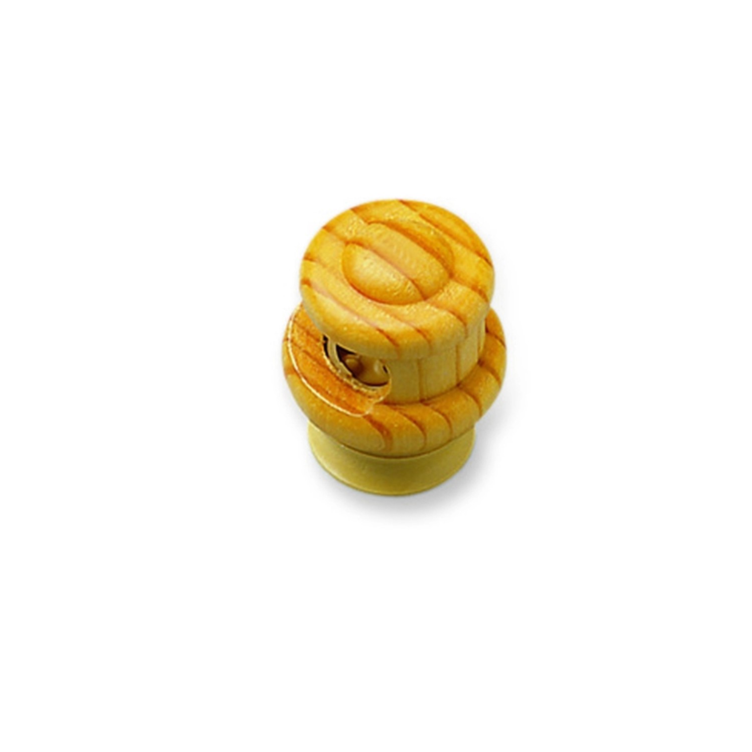 Gardinia Träger für Vitragestangen Montana Ø 11 mm Kiefer-Natur 3 cm