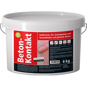 Weißer Eimer Beton-Kontakt 6 kg, Haftgrundierung für Putz und Beton.