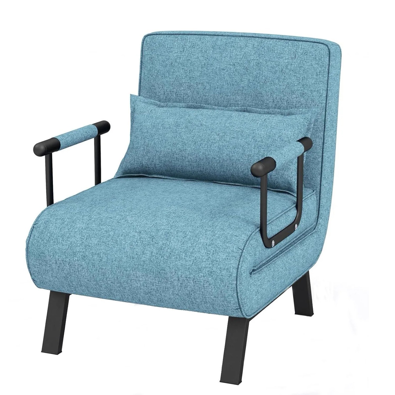 Costway 4 In 1 Schlafsessel mit Bettfunktion Bis 150 kg Türkis günstig online kaufen