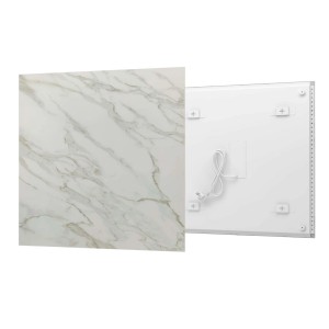 Fenix Infrarotheizung ECOSUN mit Steinoberfläche in Grau, 300W, für angenehme Wärme.