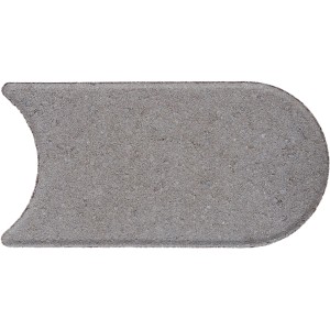 Diephaus Mähkante Maxi Grau, 33x16x4 cm, aus Beton für Rasenkanten und Beetbegrenzungen.