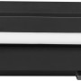 Schwarze, ovale Trio LED-Wandleuchte Gianni für Bad, 75x400x148mm, mit Schalter.