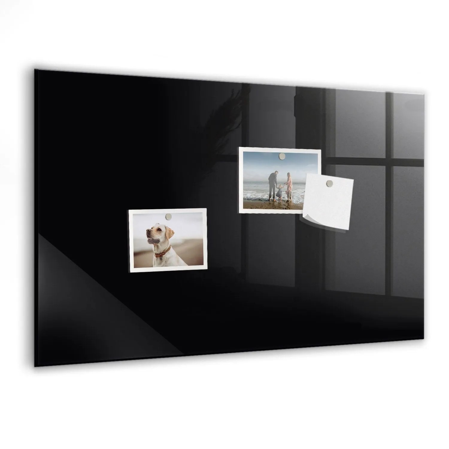 Tulup Magnettafel Aus Glas Schwarze Farbe 60x40 cm Whiteboard Magnetisch Gl günstig online kaufen