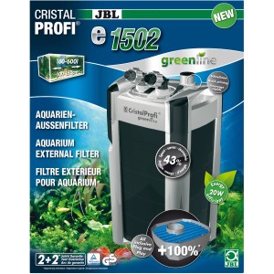 JBL CristalProfi e1502 greenline Außenfilter für Aquarien von 200-700 Liter.