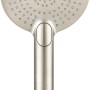 baliv Handbrause Edelstahloptik, Teil des Überkopfbrause-Sets KBS-22.21